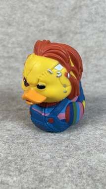SCARRED Chucky TUBBZ Rubber Duck Childs Play Horror Collectible 4 Inch
